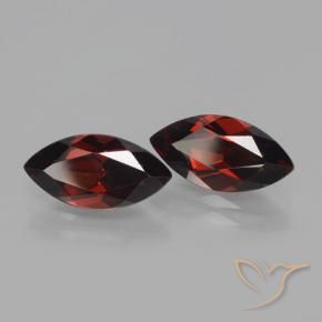 4.61 ct natürliche dunkelrot Pyrop-Granat-Edelsteine, Marquise, VVS-VS