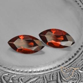 3.05 ct natürliche dunkelrot Pyrop-Granat-Edelsteine, Marquise, VVS-VS