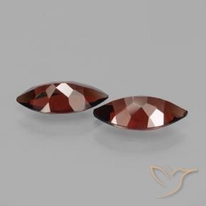 3.92 ct natürliche tiefrot Pyrop-Granat-Edelsteine, Marquise, VVS-VS