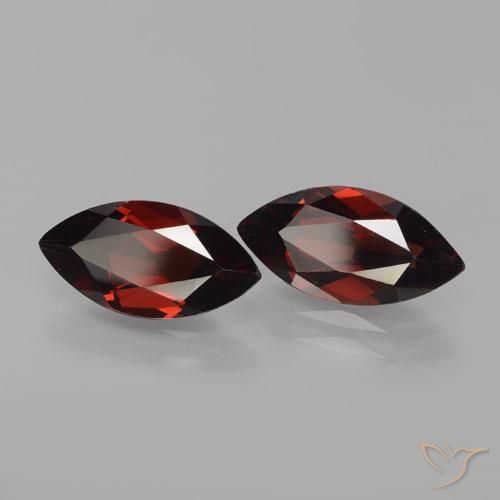 4.14 ct natürliche tiefrot Pyrop-Granat-Edelsteine, Marquise, VVS-VS