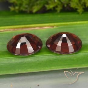 3.40 ct natürliche dunkelrot Pyrop-Granat-Edelsteine, Oval, VVS-VS