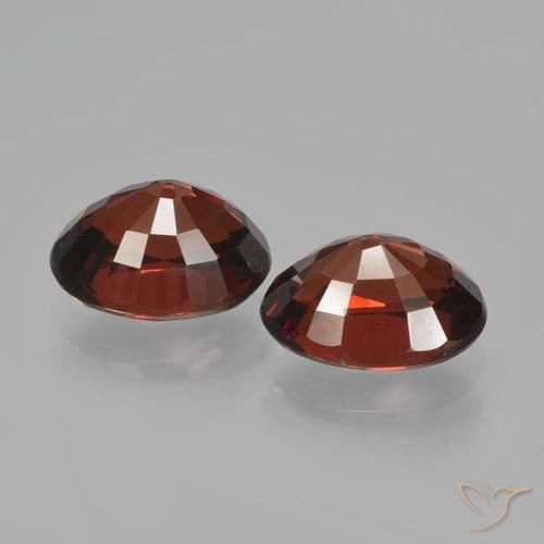 3.55 ct natürliche tiefrot Pyrop-Granat-Edelsteine, Oval, VVS-VS