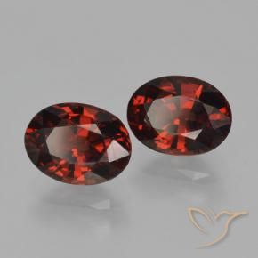 3.43 ct natürliche tiefrot Pyrop-Granat-Edelsteine, Oval, VS