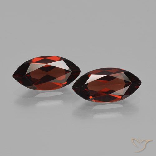 4.15ctw Natürlicher tiefrot Pyrop-Granat, Marquise, VVS-VS