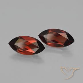 4.15 ct natürliche tiefrot Pyrop-Granat-Edelsteine, Marquise, VVS-VS
