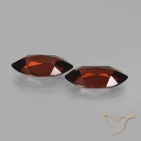 4.15 ct natürliche tiefrot Pyrop-Granat-Edelsteine, Marquise, VVS-VS