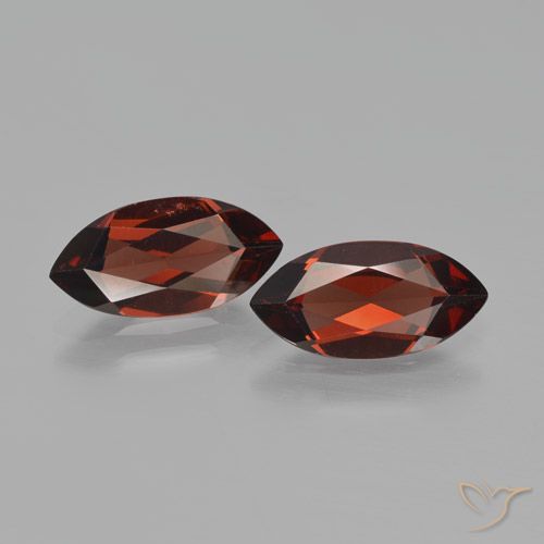 3.72ctw Natürlicher Sangria Rot Pyrop-Granat, Marquise, VVS-VS