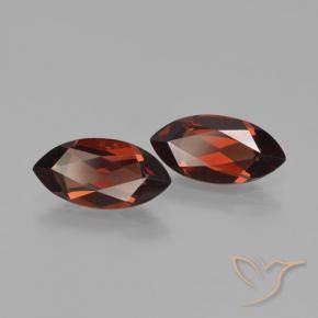 3.72 ct natürliche Sangria Rot Pyrop-Granat-Edelsteine, Marquise, VVS-VS