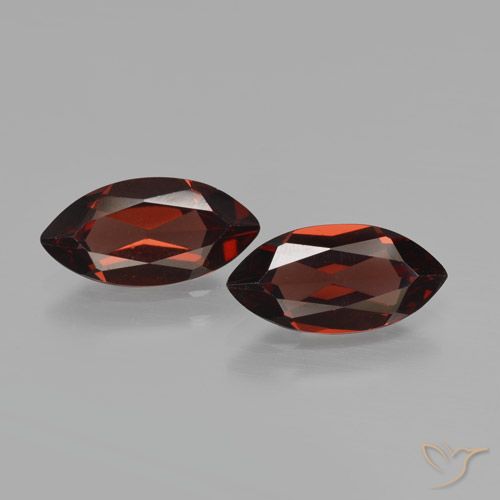 3.80ctw Natürlicher tiefrot Pyrop-Granat, Marquise, VVS-VS