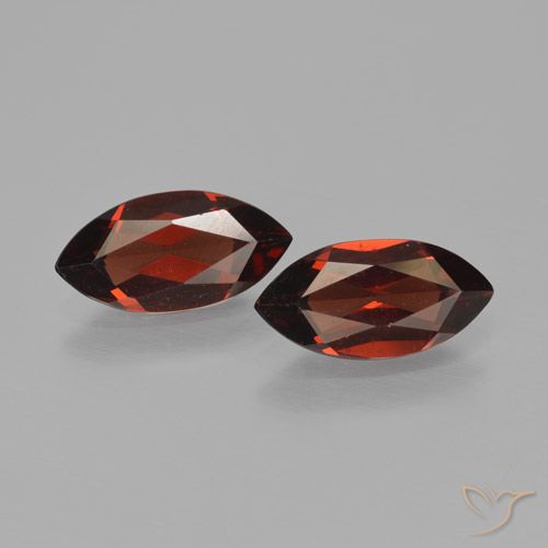 3.67ctw Natürlicher tiefrot Pyrop-Granat, Marquise, VVS-VS