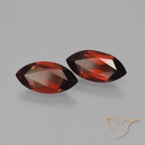 3.67 ct natürliche tiefrot Pyrop-Granat-Edelsteine, Marquise, VVS-VS