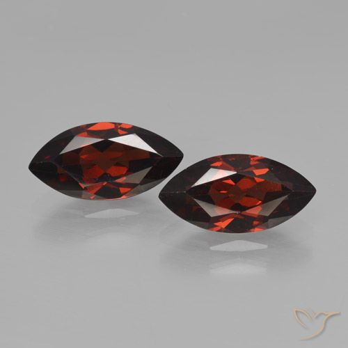 4.40ctw Natürlicher tiefrot Pyrop-Granat, Marquise, VVS-VS