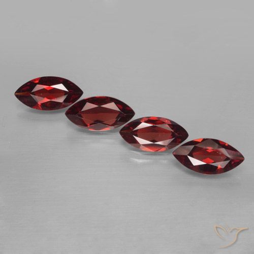 7.00ctw Natürlicher tiefrot Pyrop-Granat, Marquise, VVS-VS