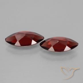 3.61 ct natürliche tiefrot Pyrop-Granat-Edelsteine, Marquise, VVS-VS