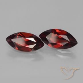 3.82 ct natürliche Tiefes Blutrot Pyrop-Granat-Edelsteine, Marquise, VVS-VS