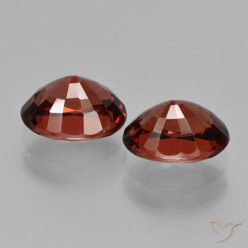 3.29 ct natürliche tiefrot Pyrop-Granat-Edelsteine, Oval, VVS-VS