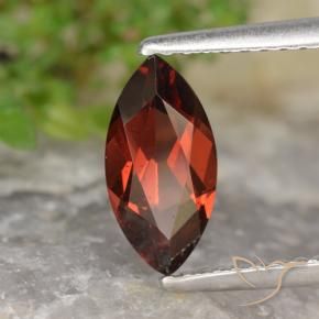 9,17 ctw natürlicher Mittelrot Pyrop-Granat, Marquise, VVS-VS