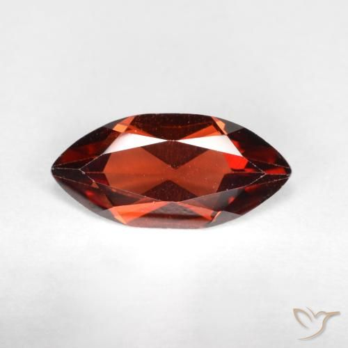 1.05ct Natürlicher tiefrot Pyrop-Granat, Marquise, VVS-VS