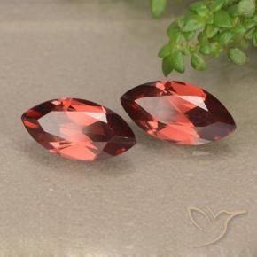 2.49 ct natürliche Tiefes Scharlachrot Pyrop-Granat-Edelsteine, Marquise, VVS-VS