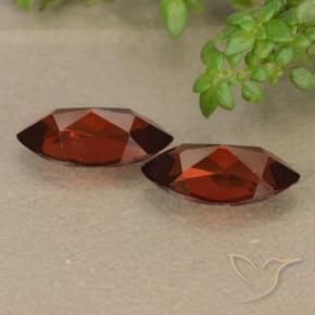 2.70 ct natürliche Mittelrot Pyrop-Granat-Edelsteine, Marquise, VVS