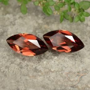 2.34 ct natürliche Scharlachrot Pyrop-Granat-Edelsteine, Marquise, VVS-VS