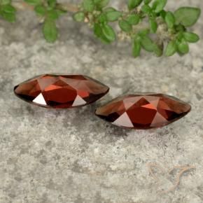 2.34 ct natürliche Scharlachrot Pyrop-Granat-Edelsteine, Marquise, VVS-VS