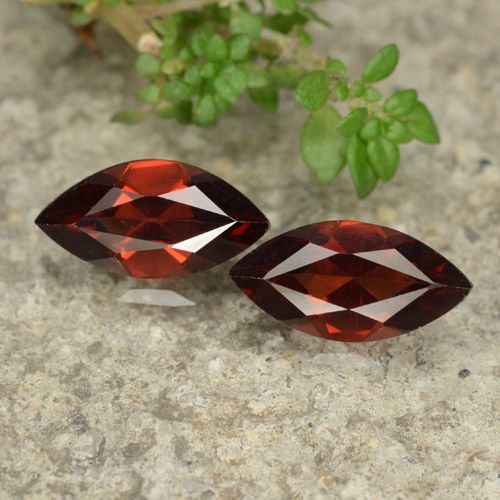 2.54ctw Natürlicher Merlot Rot Pyrop-Granat, Marquise, VVS-VS
