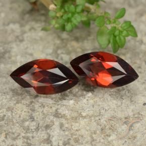 2.54 ct natürliche Merlot Rot Pyrop-Granat-Edelsteine, Marquise, VVS-VS
