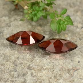 2.54 ct natürliche Merlot Rot Pyrop-Granat-Edelsteine, Marquise, VVS-VS