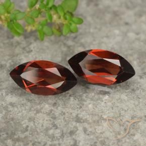 2.48 ct natürliche Merlot Rot Pyrop-Granat-Edelsteine, Marquise, VVS-VS