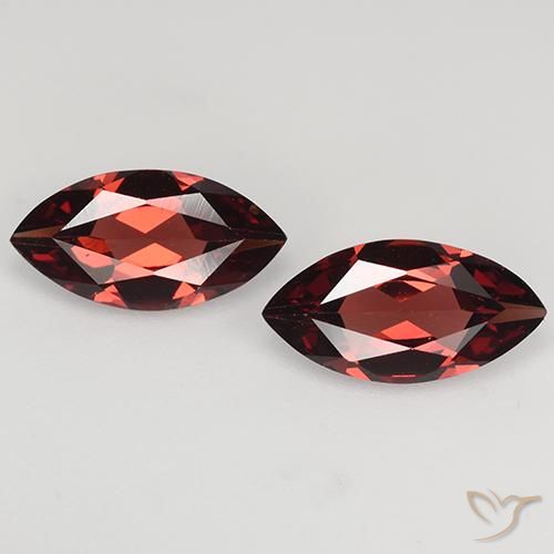 2.17ctw Natürlicher dunkelrot Pyrop-Granat, Marquise, VVS-VS