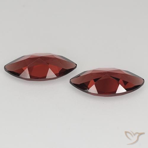 2.17 ct natürliche dunkelrot Pyrop-Granat-Edelsteine, Marquise, VVS-VS