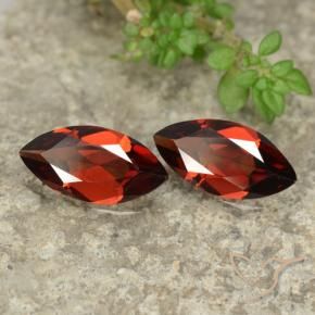 2.22 ct natürliche dunkelrot Pyrop-Granat-Edelsteine, Marquise, VVS-VS