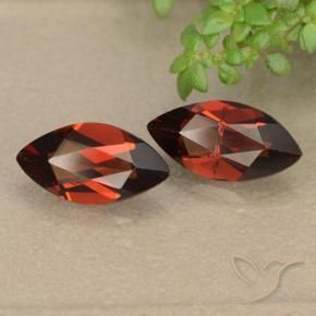 2.49 ct natürliche tiefrot Pyrop-Granat-Edelsteine, Marquise, VS-SI