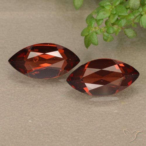 2.31ctw Natürlicher Sangria Rot Pyrop-Granat, Marquise, VVS-VS