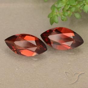 2.31 ct natürliche Sangria Rot Pyrop-Granat-Edelsteine, Marquise, VVS-VS