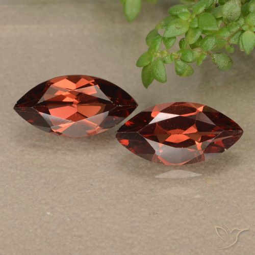 2.39ctw Natürlicher Sangria Rot Pyrop-Granat, Marquise, VVS-VS