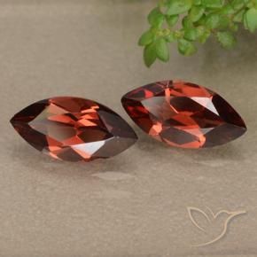 2.39 ct natürliche Sangria Rot Pyrop-Granat-Edelsteine, Marquise, VVS-VS