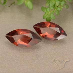 1.68 ct natürliche Scharlachrot Pyrop-Granat-Edelsteine, Marquise, VVS