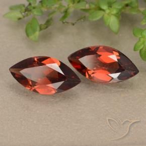 2.15 ct natürliche tiefrot Pyrop-Granat-Edelsteine, Marquise, VVS-VS