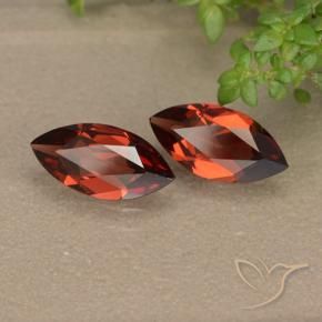 2.14 ct natürliche tiefrot Pyrop-Granat-Edelsteine, Marquise, VVS-VS