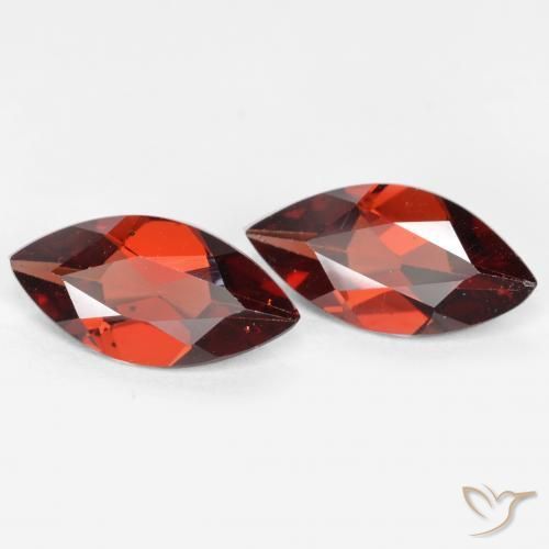 2.16 ct natürliche dunkelrot Pyrop-Granat-Edelsteine, Marquise, VVS-VS