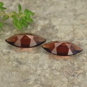 1.71 ct natürliche Johannisbeere Rot Pyrop-Granat-Edelsteine, Marquise, VVS-VS