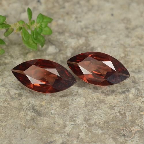 1.83 ct natürliche Sangria Rot Pyrop-Granat-Edelsteine, Marquise, VVS-VS