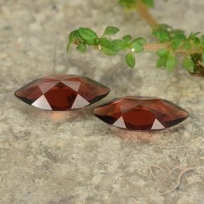 2.04 ct natürliche Johannisbeere Rot Pyrop-Granat-Edelsteine, Marquise, VVS-VS