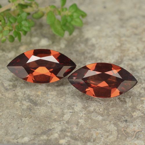 1.88ctw Natürlicher Hellrot Pyrop-Granat, Marquise, VVS-VS