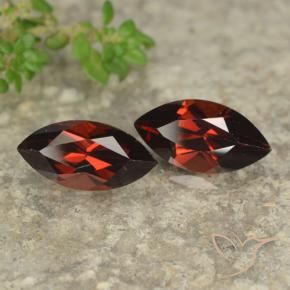 2.80 ct natürliche dunkelrot Pyrop-Granat-Edelsteine, Marquise, VVS-VS