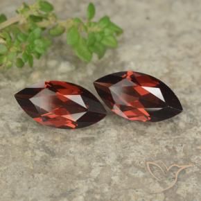 2.41 ct natürliche Hellrot Pyrop-Granat-Edelsteine, Marquise, VVS-VS