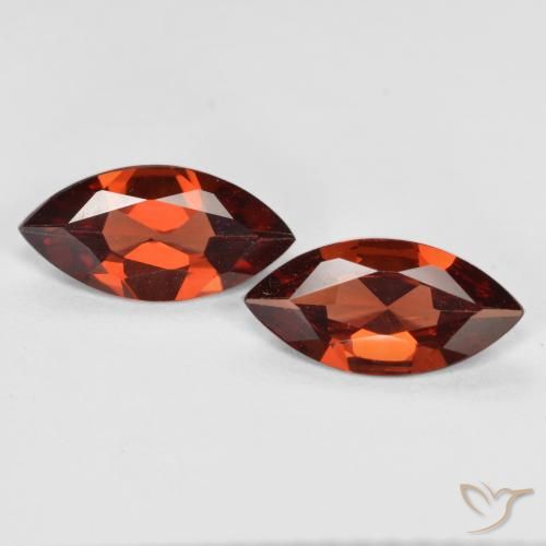 1.77ctw Natürlicher tiefrot Pyrop-Granat, Marquise, VVS-VS
