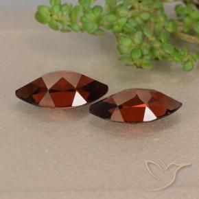 2.71 ct natürliche Merlot Rot Pyrop-Granat-Edelsteine, Marquise, VVS-VS